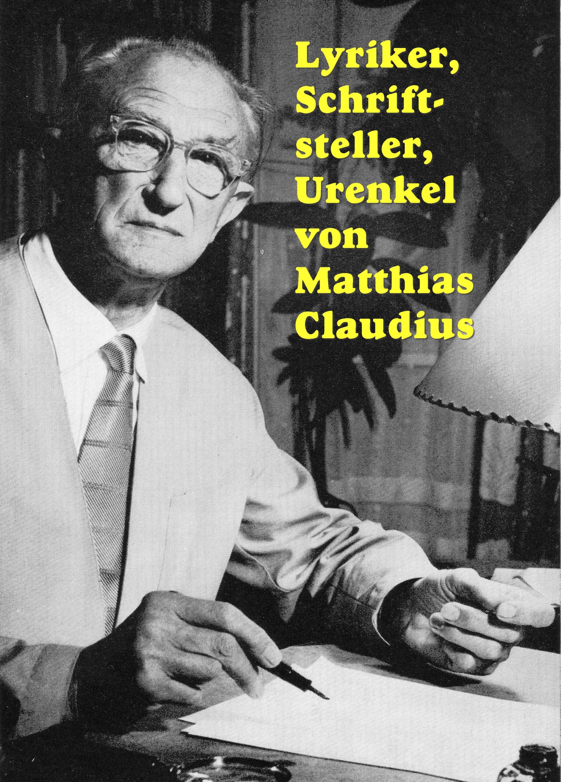 Hermann Claudius (18781980) Leben und Werk des Dichters